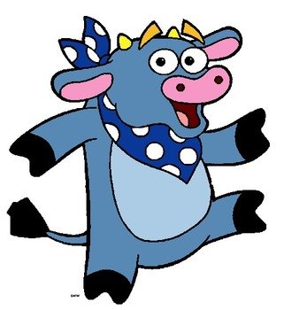 blue bull for clipart