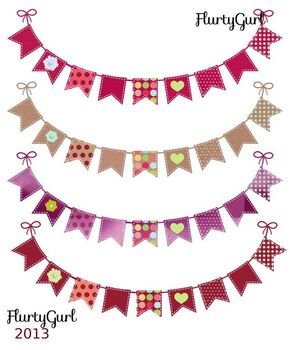 Banner Digital Flag Bunting Clip
