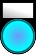 blue light as a graphic illustration