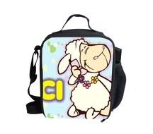school backpack with the image of sheep