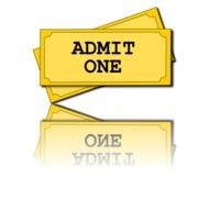 admit one card drawing