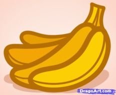 Banana Tree Drawing For Kids How To Draw Bananas