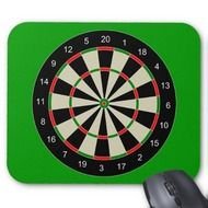 Darttarget Vector Clipart Darts Dartboard Target Mouse Pad Zazzle