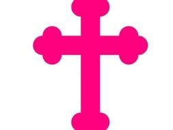 Pink Baptism Cross Panda Free Images N2