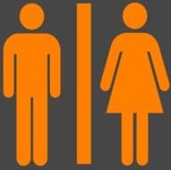 Man Woman Symbol drawing