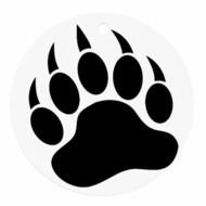 black beer Paw drawing