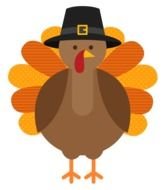 Cute Thanksgiving Turkey drawing