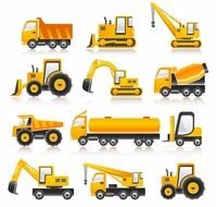 Clipart of Construction vehicles