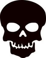 Skull clipart drawing