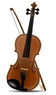 painted brown cello