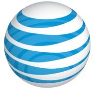 white ball with blue stripes