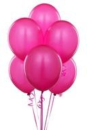pink balloons as picture for clipart