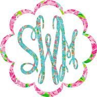 Monogram Car Decal By Southernideology On Etsy $1000