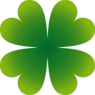 Shamrock Klavertje Vier Blad Bladeren Groene Iers