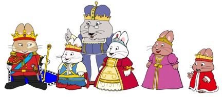 cartoon royal family of mice