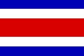 flag of costa rica for clipart