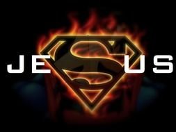 logo for a superhero as a picture for clipart