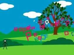 Clip Art of country side