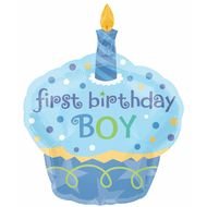 1st Birthday Cupcake for boy