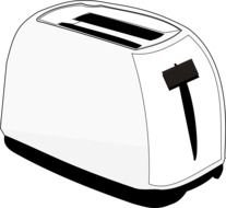white toaster drawing
