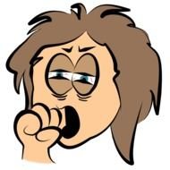 Tired Face drawing