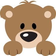 Cute Bear Clipart drawing