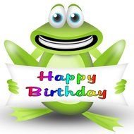 Happy Birthday Frog &amp;183 Biglietto Di Buon Complenno Date time 2011