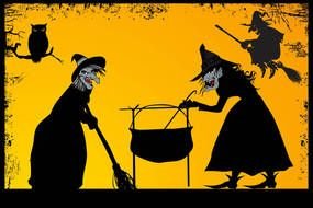 Halloween Symbols drawing