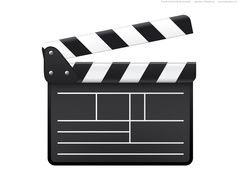 black plate with white stripes in the cinema