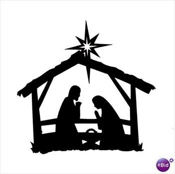 Nativity Silhouette Crafting Cougars Pinterest