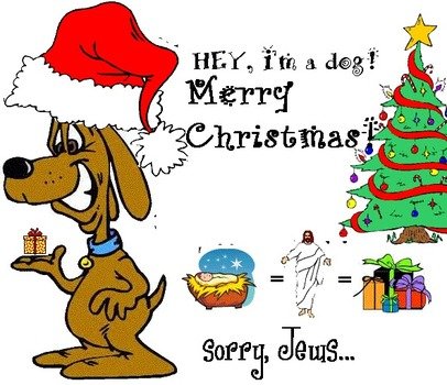 Hey Im A Dog Holiday Card Series N2