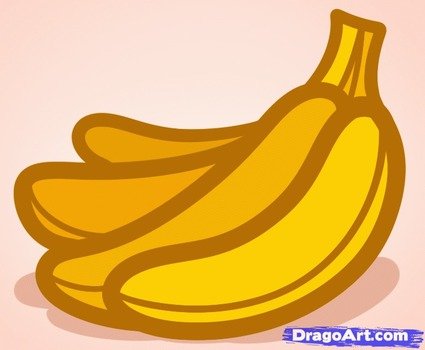 Banana Tree Drawing For Kids How To Draw Bananas