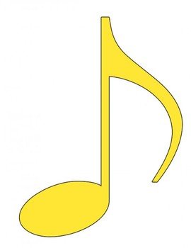 Yellow Eighth Note