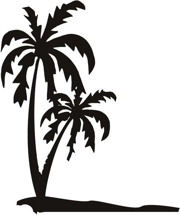 Palm Trees Wall Art drawing