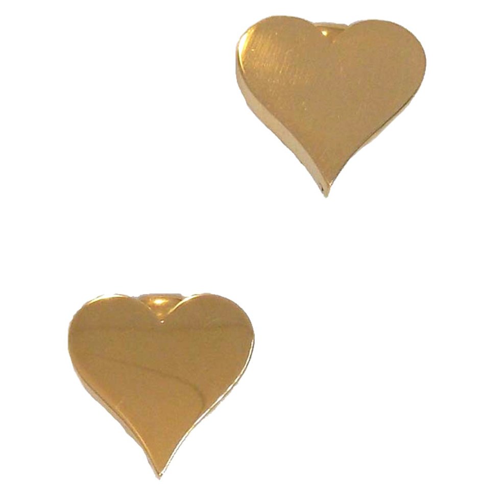Cartier Gold Heart Earclips At 1stdibs
