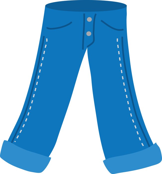 Cartoon Jeans drawing