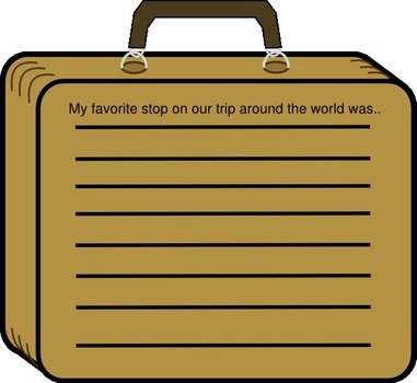 Lined Suitcase At Clkercom Vector Online Royalty