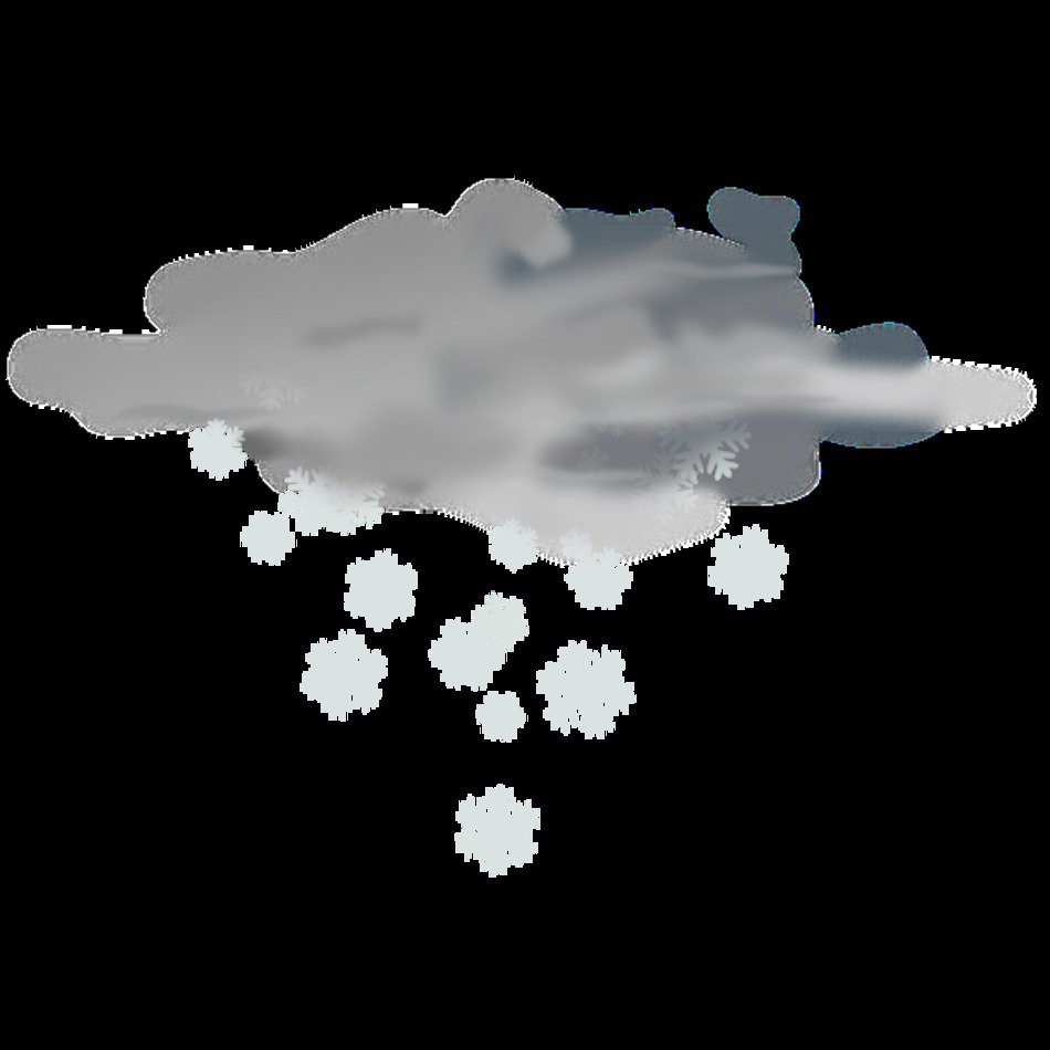 Snowy Weather Icon At Clkercom Vector Online