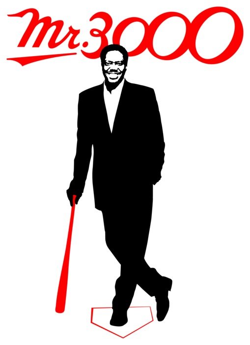 drawn Mr. 3000 with a bat