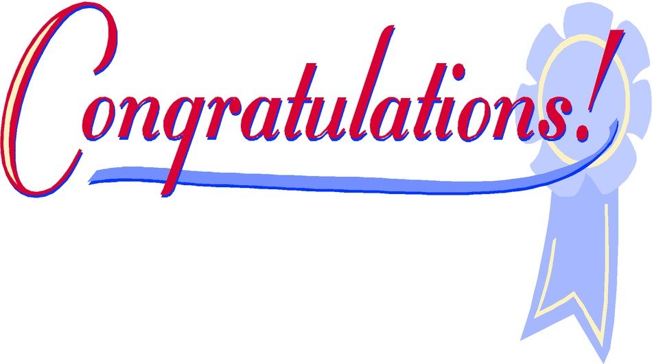 Clipart of the congratulations sign
