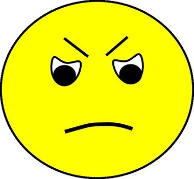 Angry Smiley At Clkercom Vector Online Royalty