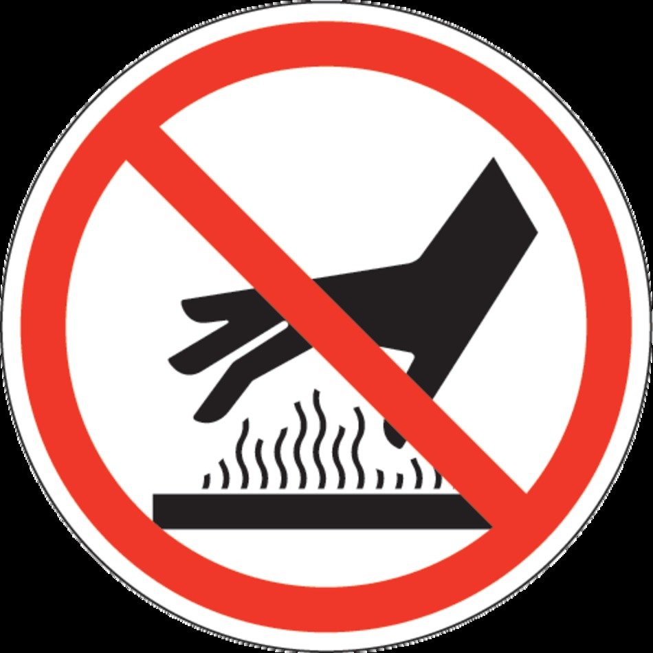 Hot Label J6557 Iso Prohibition Symbol Labels By Safetysigncom