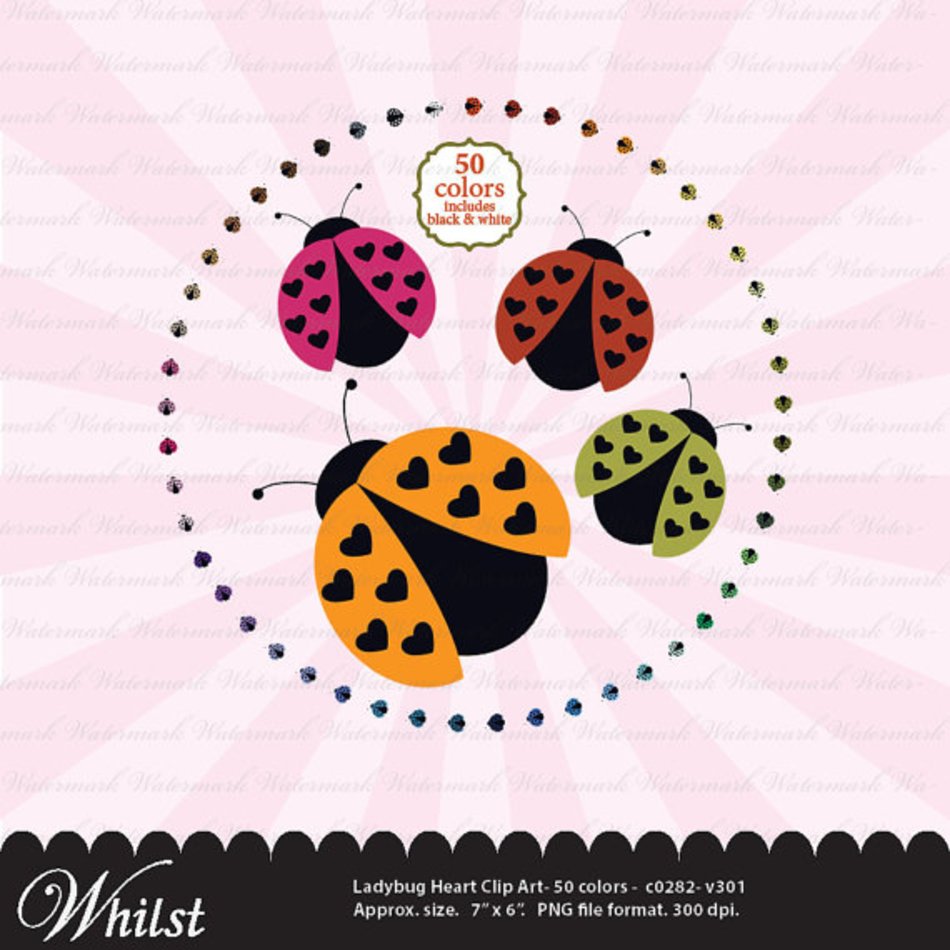 Ladybug Valentine Invitation