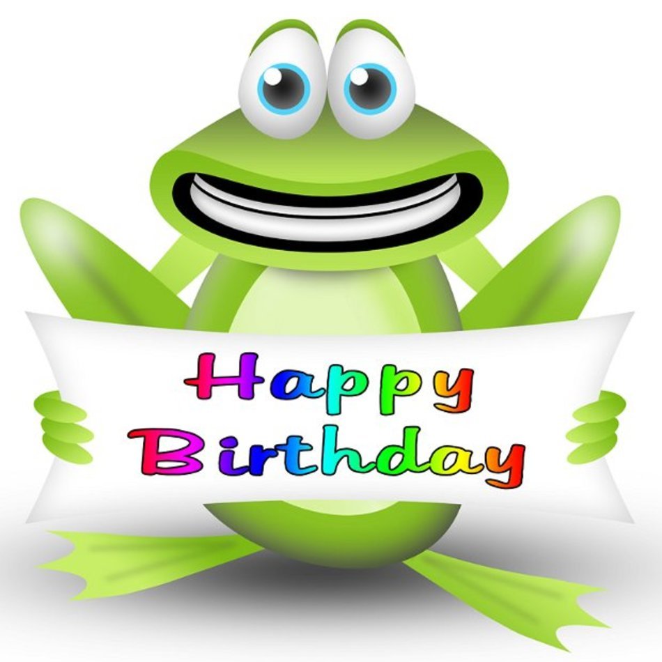 Happy Birthday Frog &183 Biglietto Di Buon Complenno Date time 2011