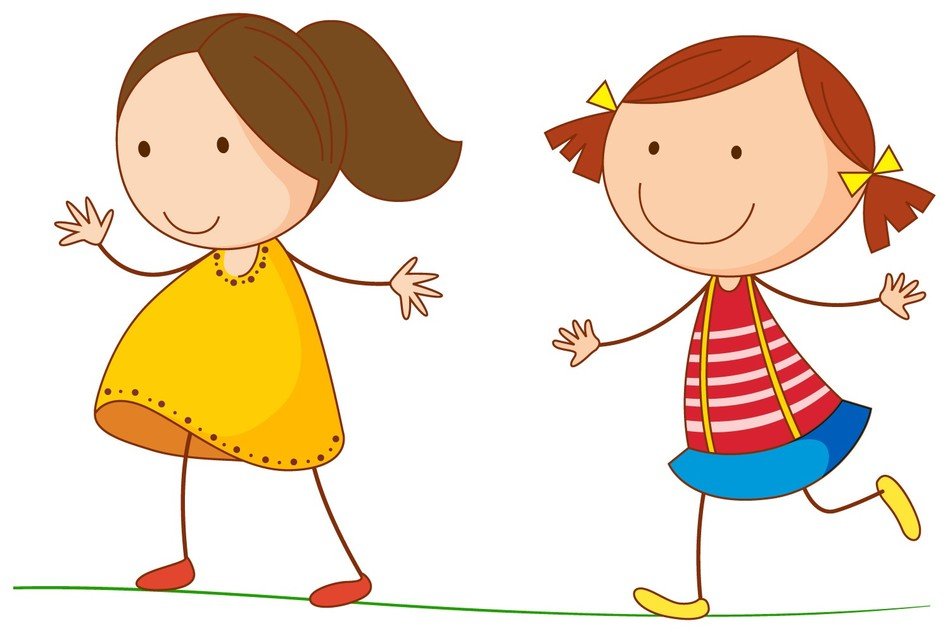 Clip art of Funny Cartoon children