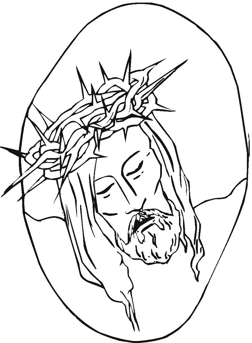 Jesus Coloring Pages Drawing Free Image Download