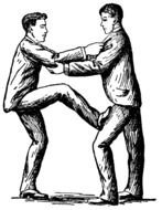 Black and white drawing of renew clipart