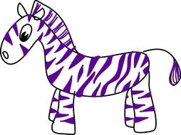 Cute Zebra drawing