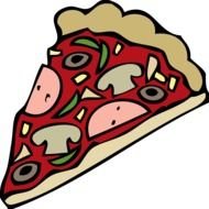 Slice of Pizza, drawing