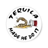 Funny Mexican Tequila Round Sticker Zazzle
